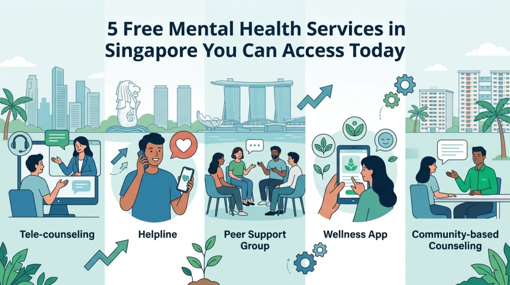 5 Free Mental Health Services in Singapore You Can Access Today