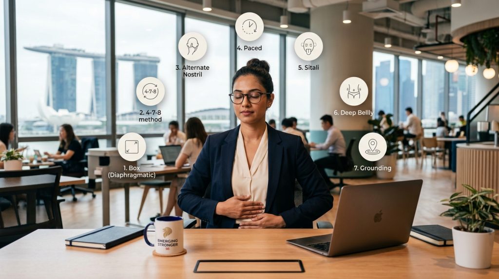 7 Evidence-Based Breathing Techniques Singapore Professionals Use to Manage Workplace Stress
