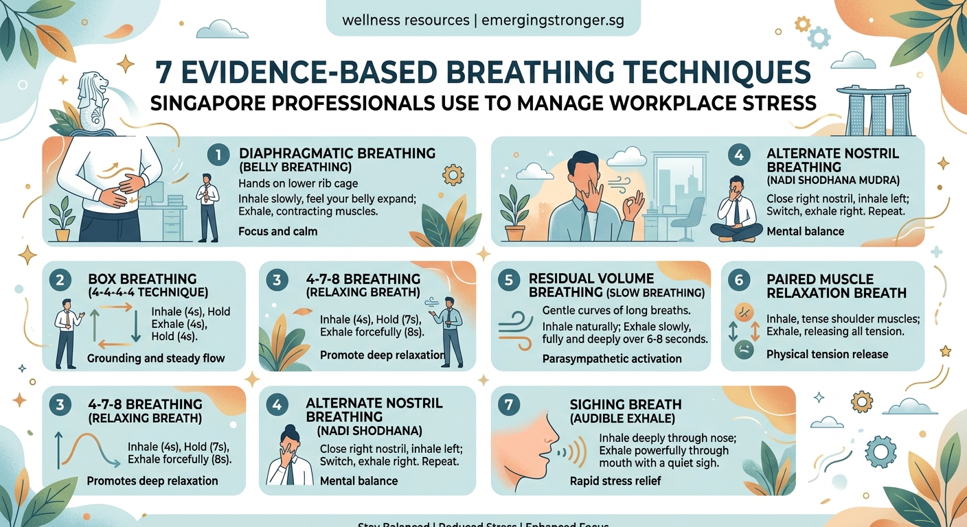 7 Evidence-Based Breathing Techniques Singapore Professionals Use to Manage Workplace Stress — 2