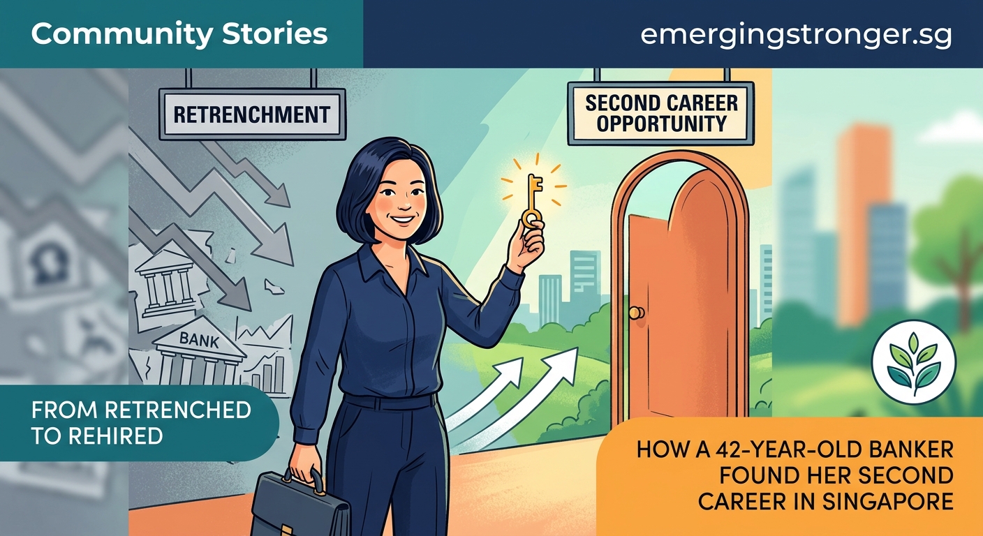 From Retrenched to Rehired: How a 42-Year-Old Banker Found Her Second Career in Singapore — 1